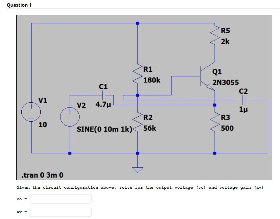 Solved Pls use lTSPICE need to use spice directives. spice