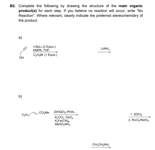 Solved B2. Complete The Following By Drawing The Structure | Chegg.com