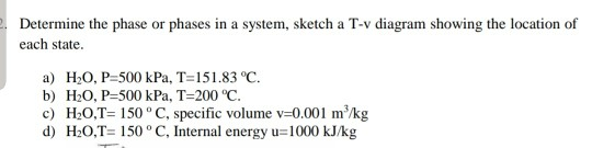Solved Determine the phase or phases in a system, sketch a | Chegg.com