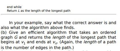 Solved 3. Let G = (V, E) be a directed graph with nodes V, | Chegg.com