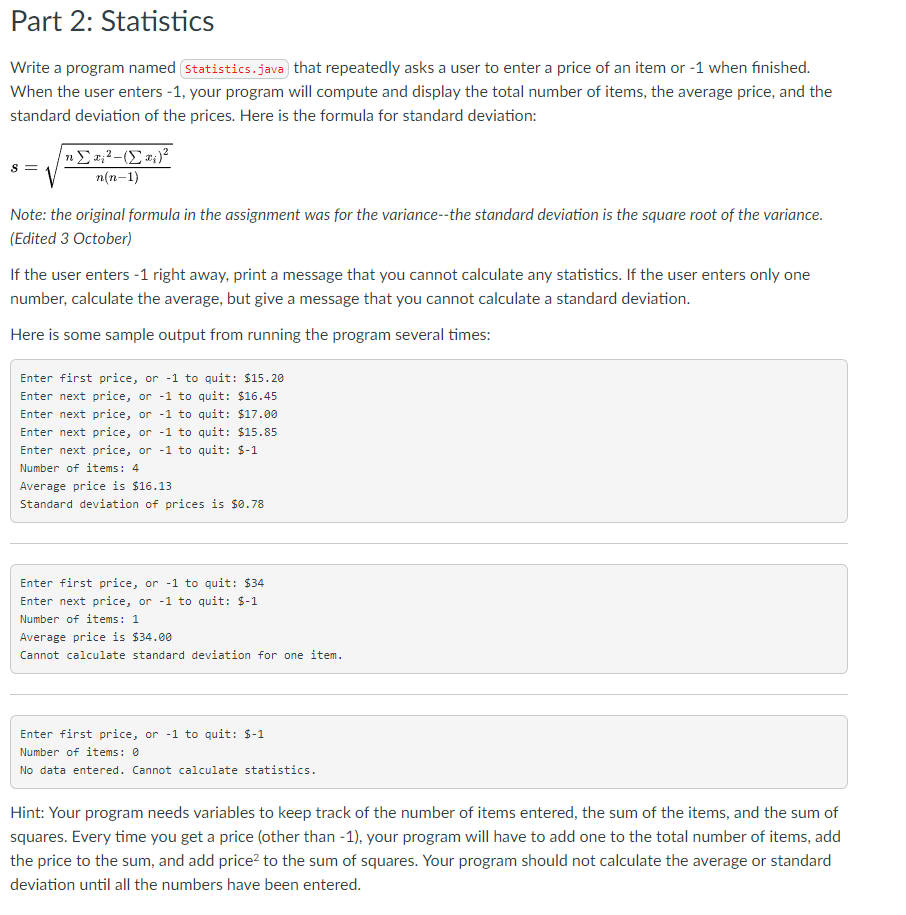 Solved Can someone write the Java code out for this project? | Chegg.com