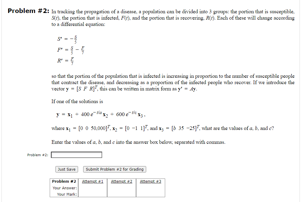 Solved Problem \# 2: In Tracking The Propagation Of A | Chegg.com