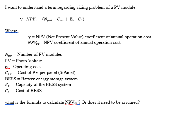 CPV Calculator