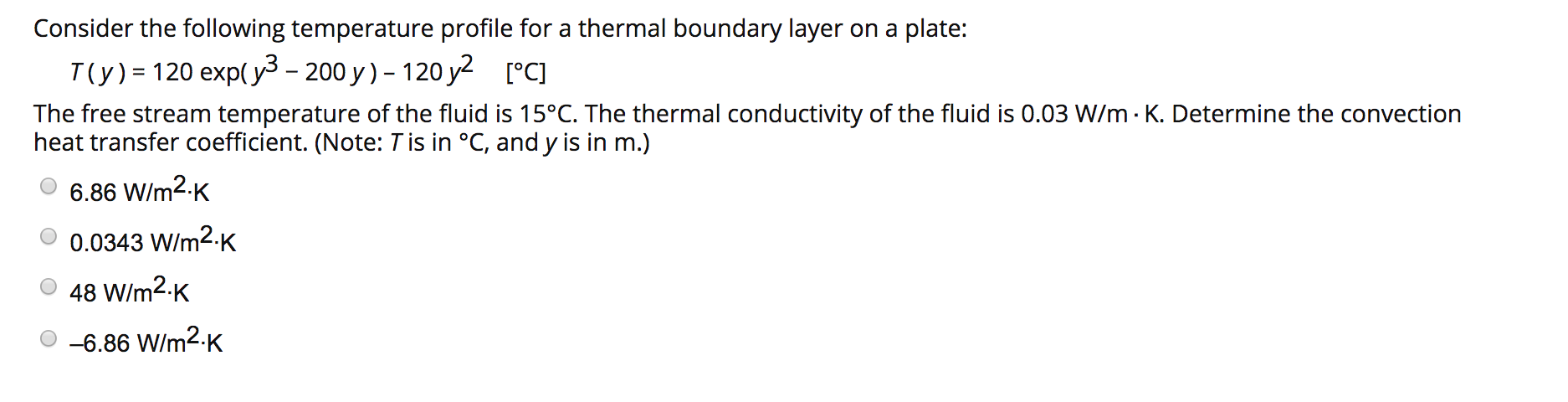 Solved Consider the following temperature profile for a | Chegg.com