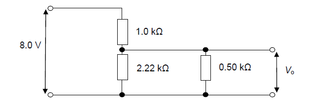 Solved 1. Determine The Output Voltage Vo. 2. Determine The 