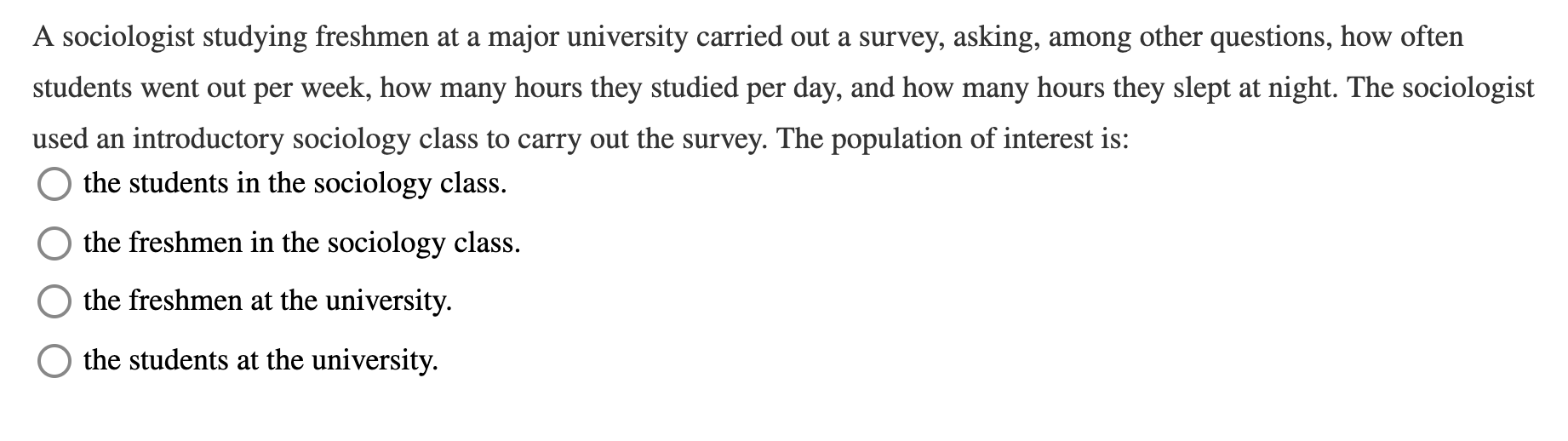 solved-a-sociologist-studying-freshmen-at-a-major-university-chegg