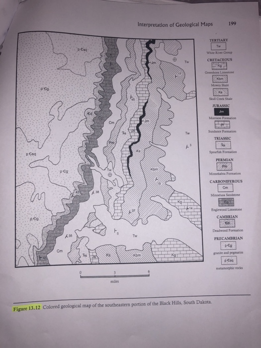 Solved EXERCISE13 Interpretation of Geological Maps Learning | Chegg.com