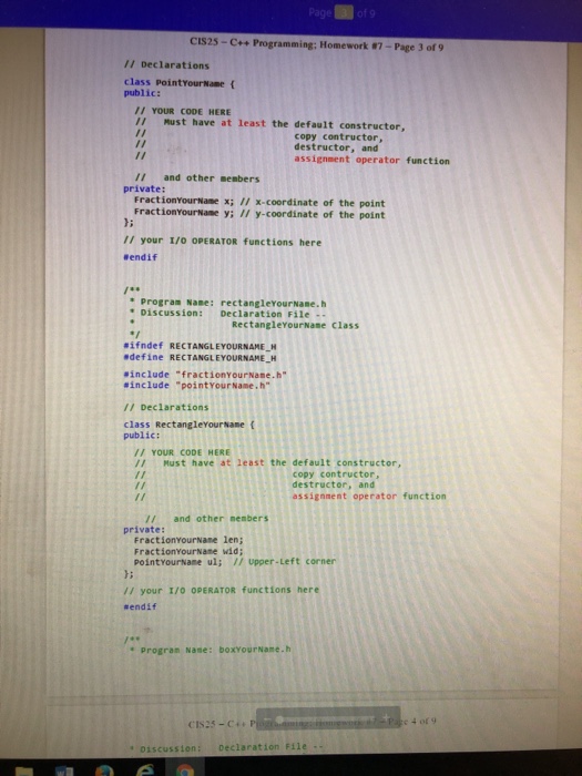 CIS25-C++ Programming: Homework #7-Page 1 of 9 | Chegg.com