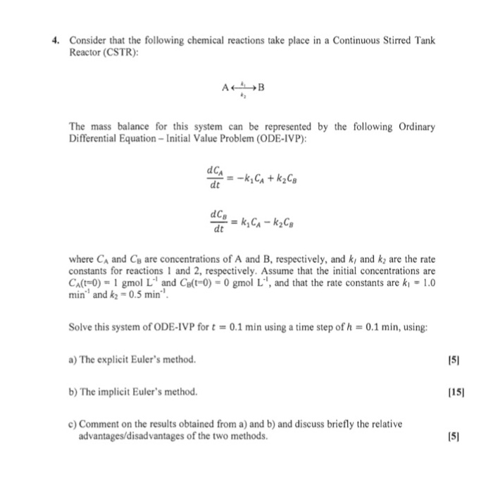 Solved Consider that the following chemical reactions take | Chegg.com