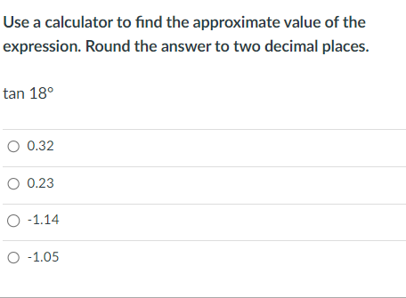 Solved Use a calculator to find the approximate value of | Chegg.com