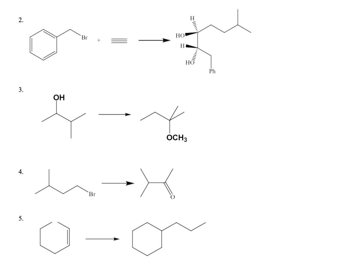 Solved Provide all reagents, materials, and solvents needed | Chegg.com