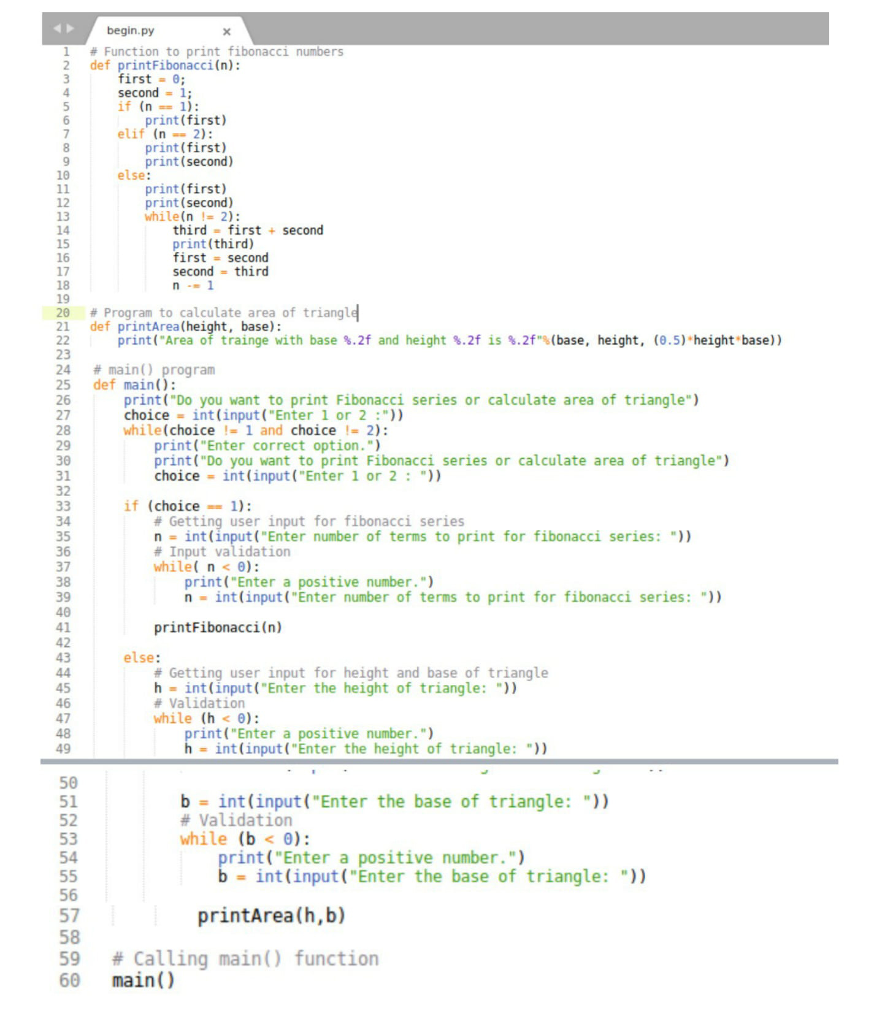 Python Beginners: Please draw 3 SEPARATE FLOW CHARTS | Chegg.com
