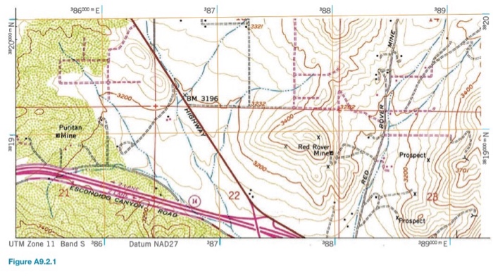 Refer to Fig. A9.2.1 to see the SW corner of the | Chegg.com