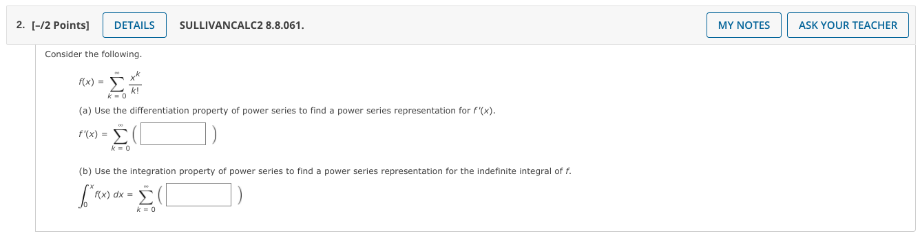 Solved 2 12 Points Details Sullivancalc2 88061 My 1584