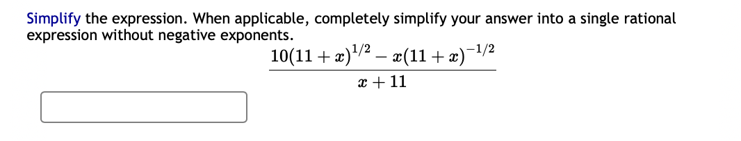 Solved Simplify The Expression When Applicable Completely Chegg