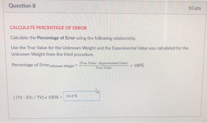 Solved The following procedure from the lab worksheet has | Chegg.com