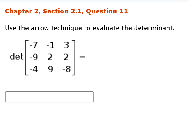 Solved Chapter 2, Section 2.1, Question 11 Use the arrow | Chegg.com