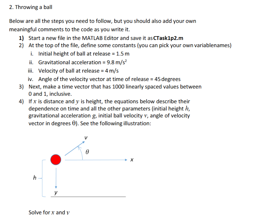 Real World Quadratic Equation Examples Throwing A Ball
