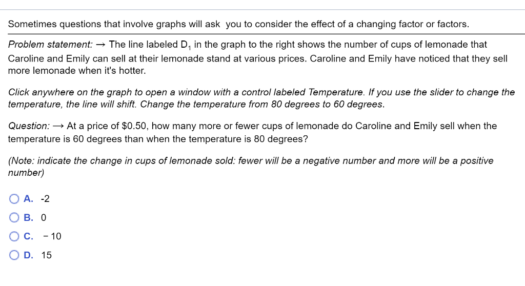 Solved Sometimes questions that involve graphs will ask you