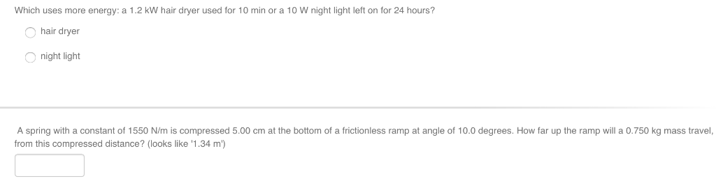 Which Uses More Energy