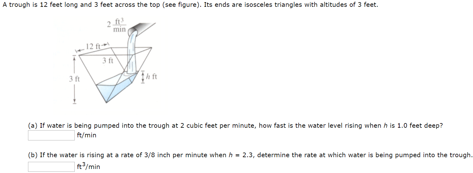 solved-a-trough-is-12-feet-long-and-3-feet-across-the-top-chegg