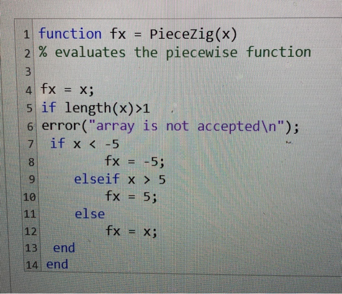 Solved Given the following piecewise function, f(x): 5 if | Chegg.com