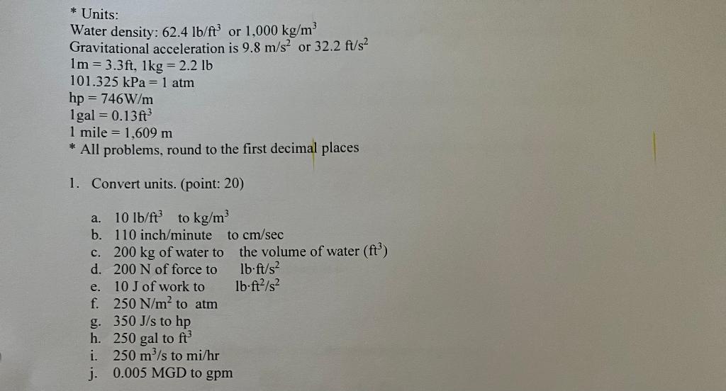 solved-units-water-density-62-4lb-ft3-or-1-000-kg-m3-chegg