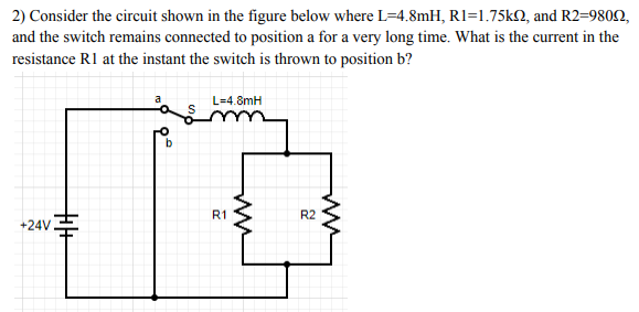 Solved 2) Consider the circuit shown in the figure below | Chegg.com
