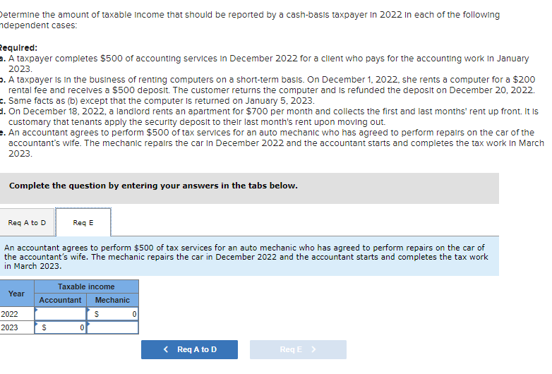 Solved Determine the amount of taxable that should be