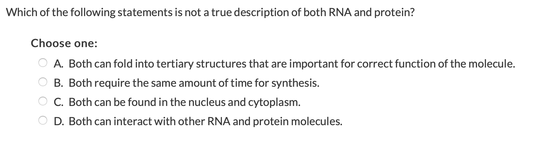 Solved Which of the following statements is not a true | Chegg.com