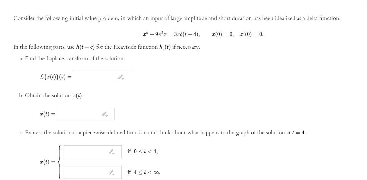 Solved Consider The Following Initial Value Problem, In | Chegg.com