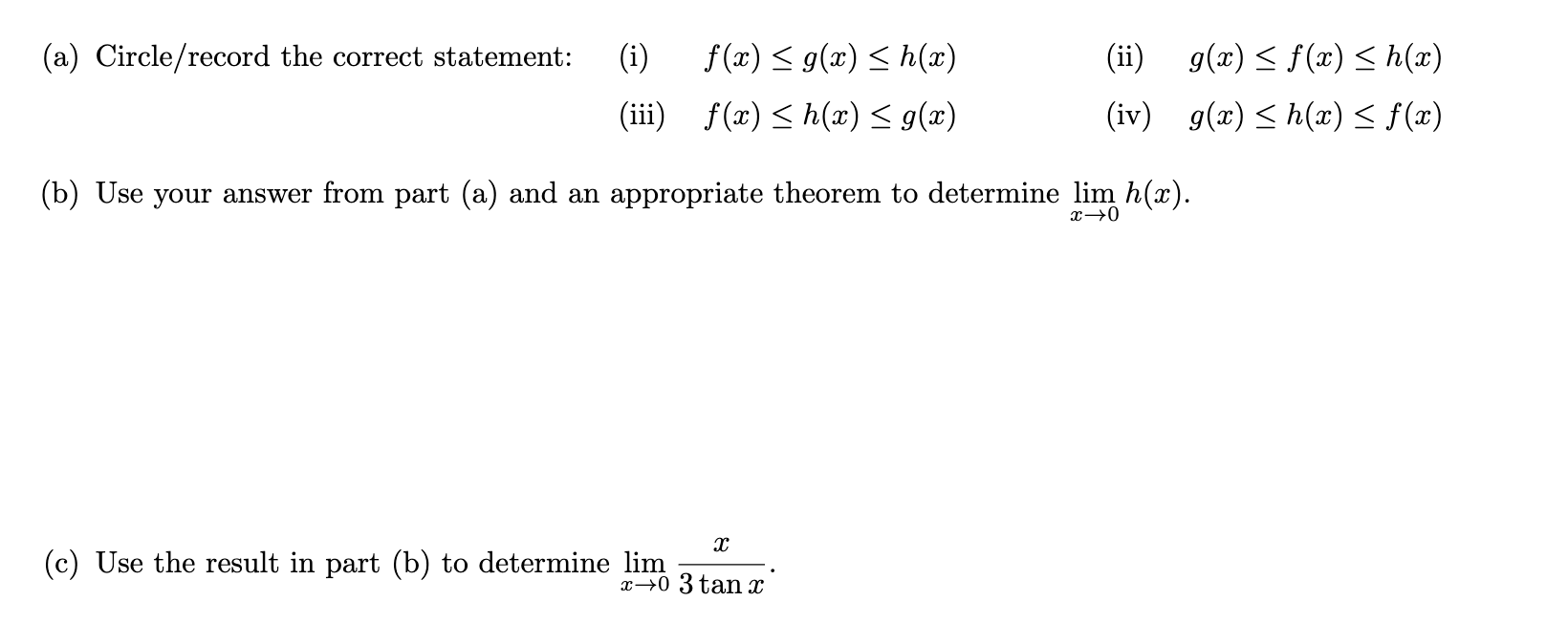 Solved H 3 6 Marks Consider F X 1 G X Sec X A Chegg Com