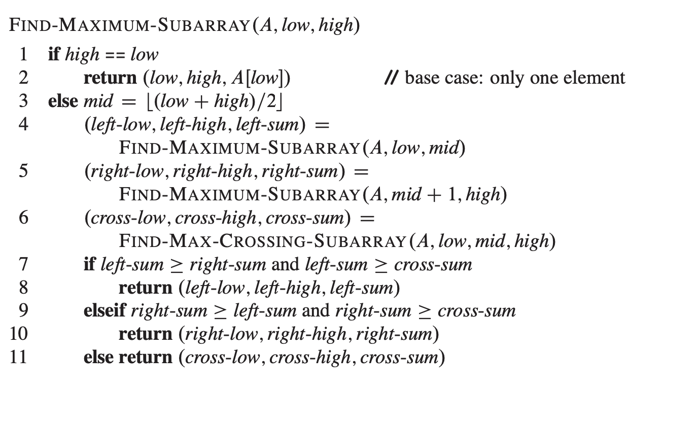 Max right. Maximum subarray problem. Sum right. Sum else.