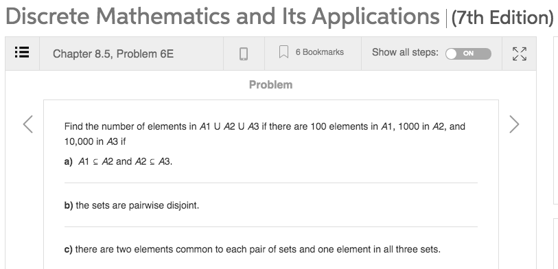 Solved Discrete Mathematics and Its Applications |(7th | Chegg.com