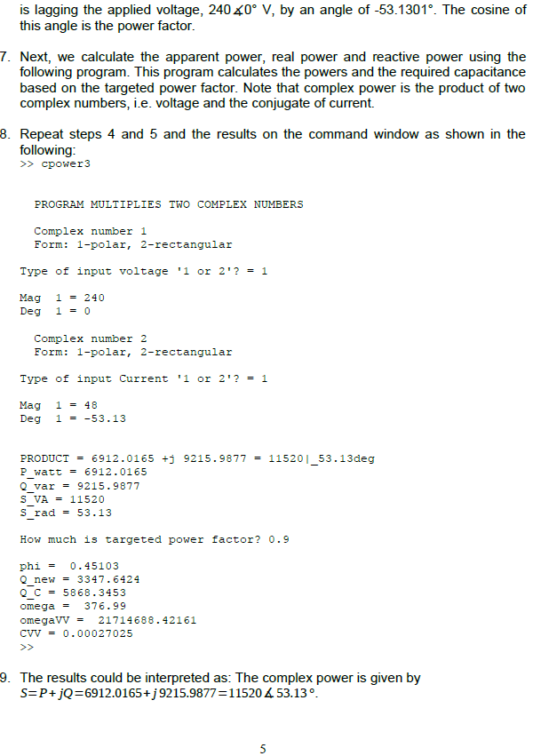 Solved Title: Power factor correction Objective: To perform | Chegg.com
