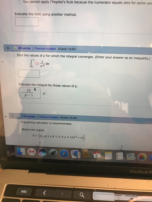 Solved Find the values of p for which the integral | Chegg.com