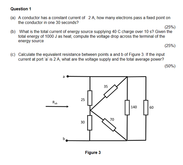 Solved Question 1 (a) A conductor has a constant current of | Chegg.com