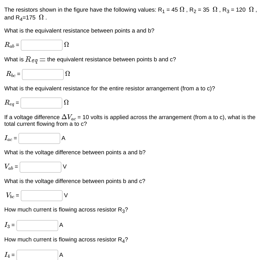 Solved What is the voltage difference between points a and | Chegg.com