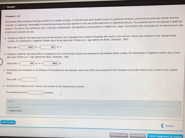 Solved Calaulator Problem 113 Micromedia offers computer