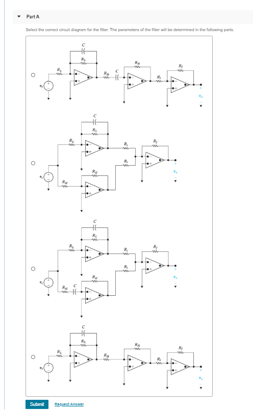 Solved Part A Select the correct circuit diagram for the | Chegg.com