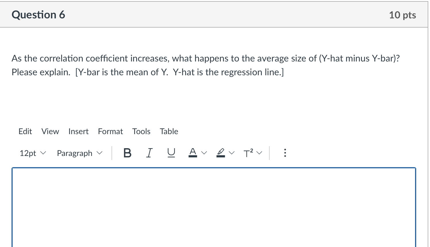 Solved Question 6 10 pts As the correlation coefficient | Chegg.com