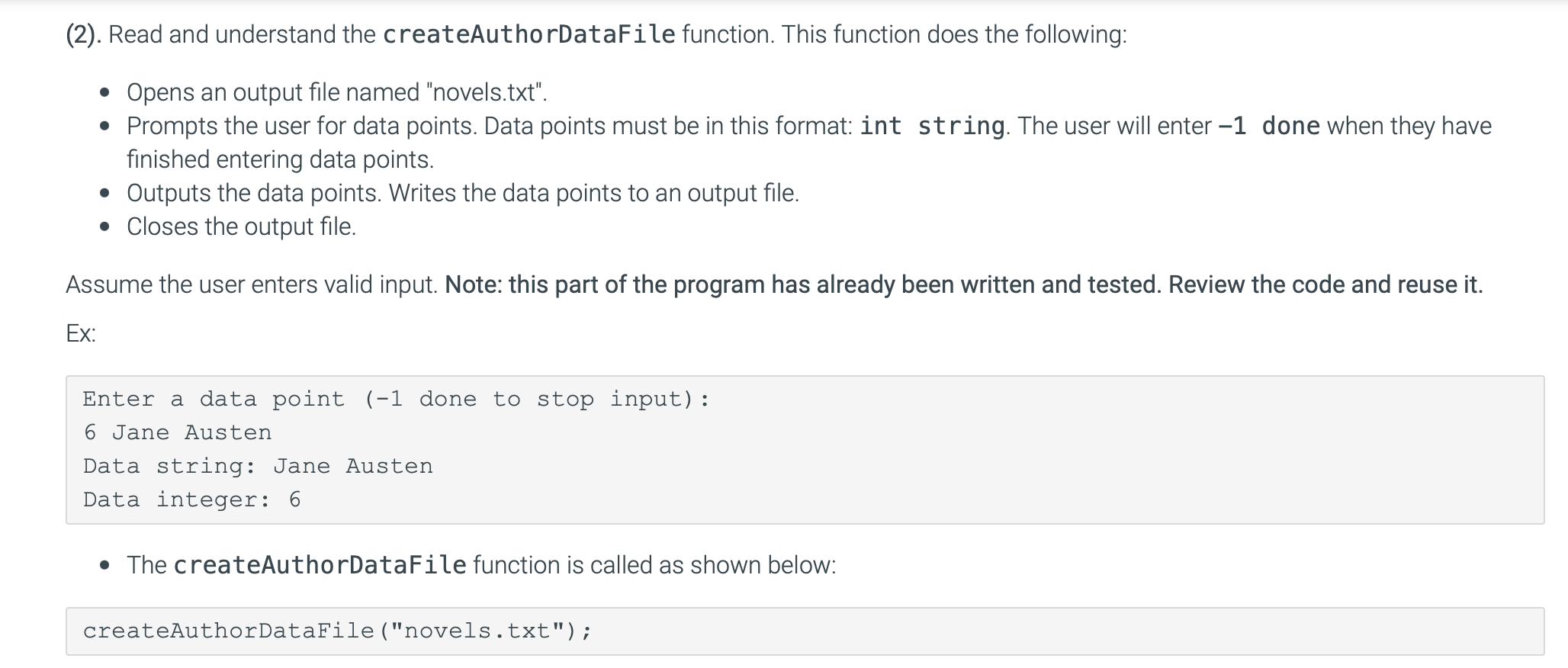 Solved 7.13 LAB*: Program: Data visualization (Streams and | Chegg.com