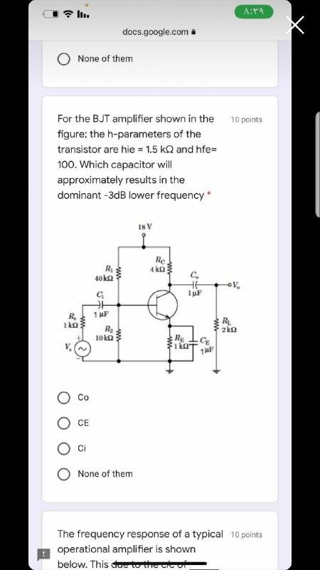 Solved ۸:۳۹ Docs.google.com None Of Them 10 Points For The | Chegg.com