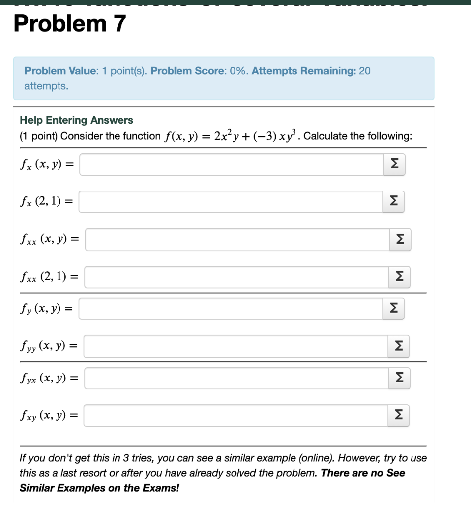Solved Problem 7 Problem Value: 1 point(s). Problem Score: | Chegg.com