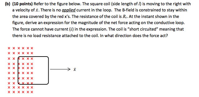 Solved (b) (10 points) Refer to the figure below. The square | Chegg.com