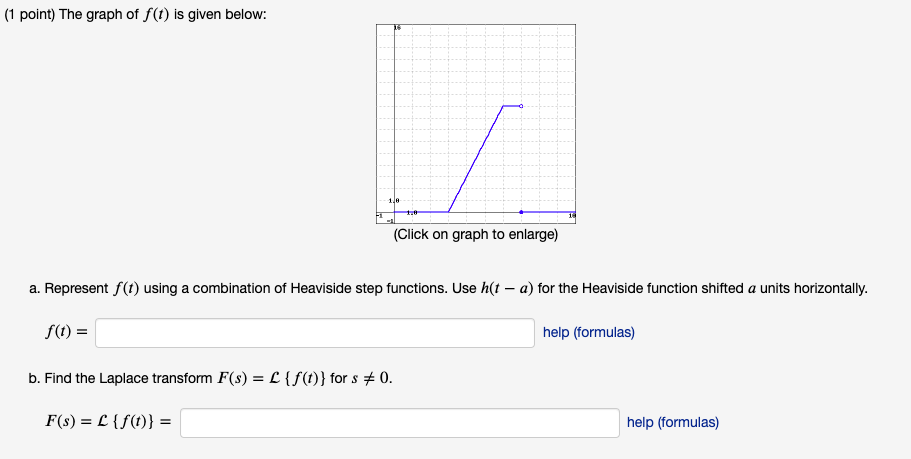 Solved Represent 𝑓 𝑡 F T Using A Combination Of Heavisid Chegg Com