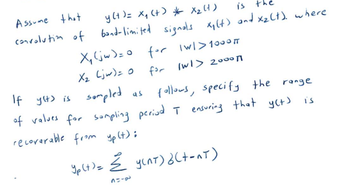 Assume that y(t)=x1(t)∗x2(t) is convolution of | Chegg.com