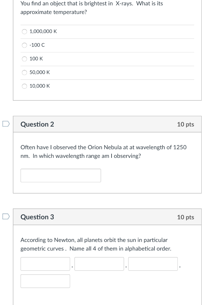 Solved You find an object that is brightest in X-rays. What | Chegg.com