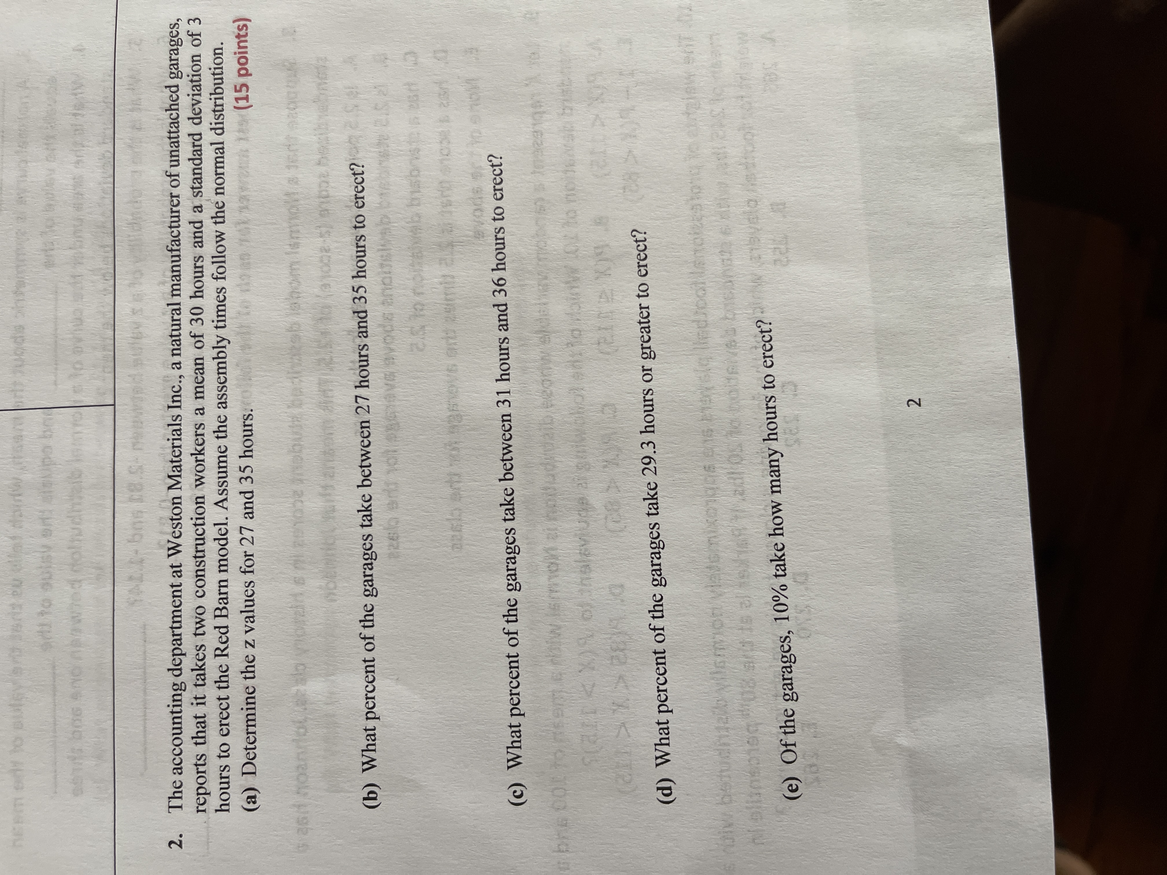 Solved PLEASE SHOW ALL WORK | Chegg.com