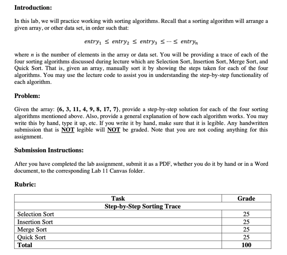 Solved Introduction: In this lab, we will practice working | Chegg.com